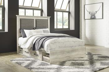 Cambeck King Upholstered Bed with 2 Side Under Bed Storage image