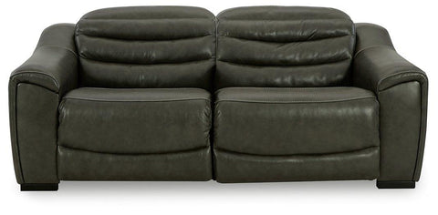 Center Line Power Reclining Sectional Loveseat