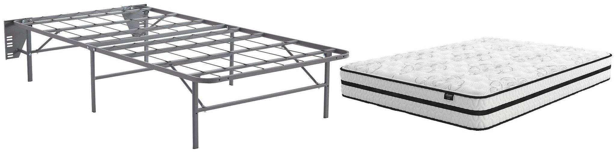 Chime 10 Inch Hybrid 2-Piece Mattress Package image
