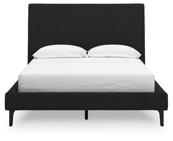 Cadmori Upholstered Bed with Roll Slats