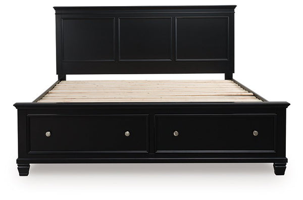 Lanolee Panel Storage Bed