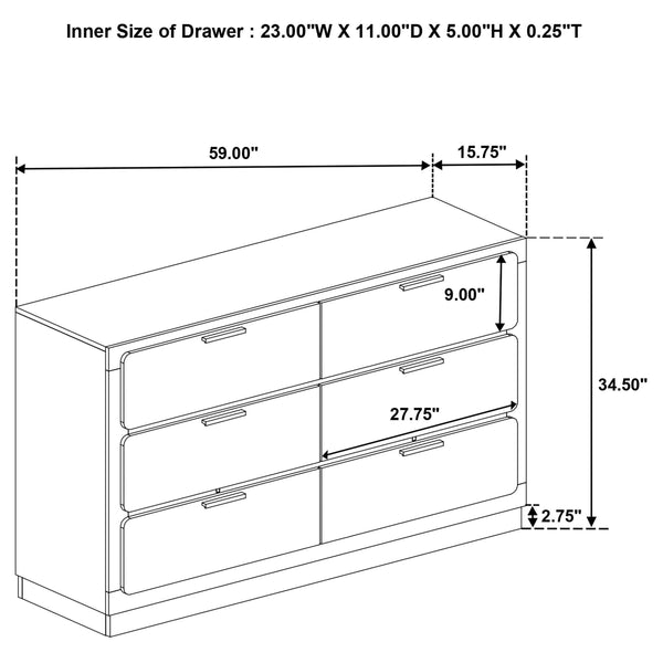 Caraway 4 Pc Bedroom Set
