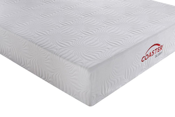 Ian California King Memory Foam Mattress White