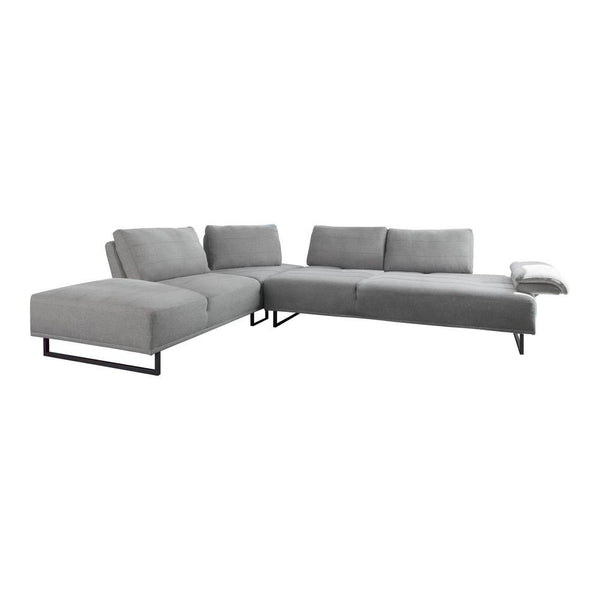 Arden 2-piece Adjustable Back Sectional Taupe