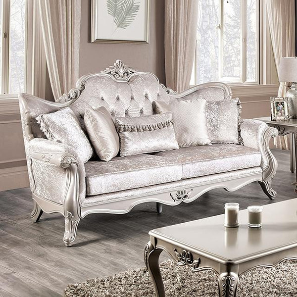 Acapulco White & Espresso Sofa