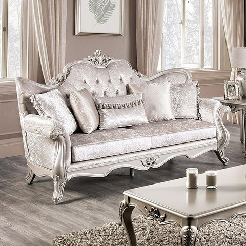 Acapulco White & Espresso Sofa