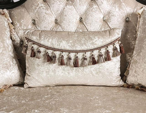 Acapulco White & Espresso Loveseat