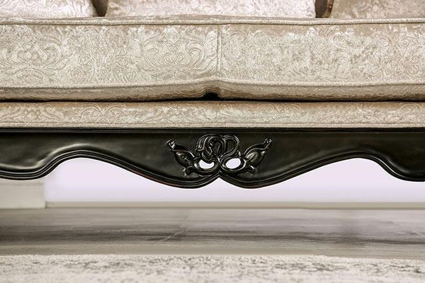 Acapulco White & Espresso Loveseat