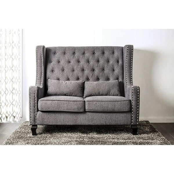 Alicante Love Seat Bench, Gray