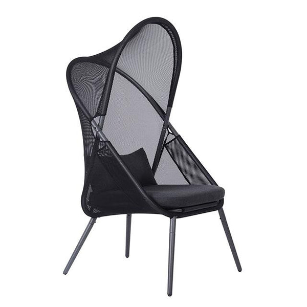 Alverta Foldable Chair Grey & Black (2/Ctn)