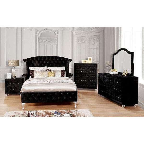 Alzir Gray & Black Queen & E.King Bed