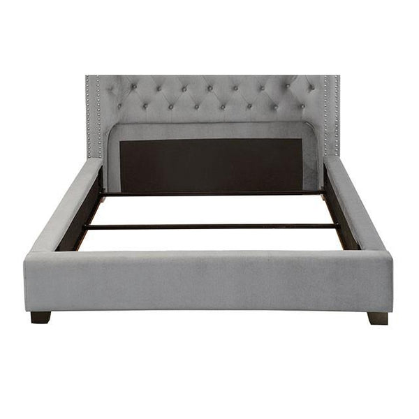 Cayla Bed Silver & Grey