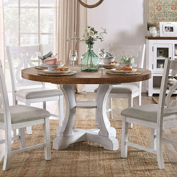 Auletta Transitional Dining Table Round & Squre