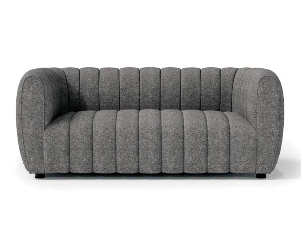 AVERSA Loveseat, Black, Gray, & White
