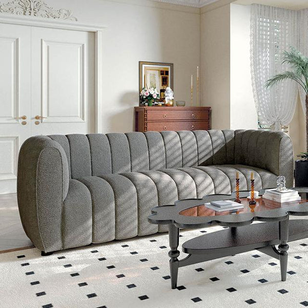 AVERSA Sofa, Black, Gray, & White