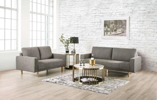 ELVERUM Loveseat, Charcoal Gray
