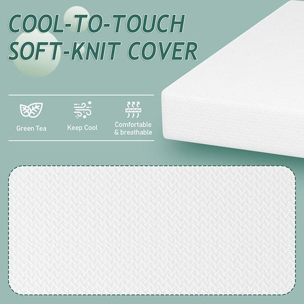 Forsythia 10" Full Green Tea Gel Memory Foam