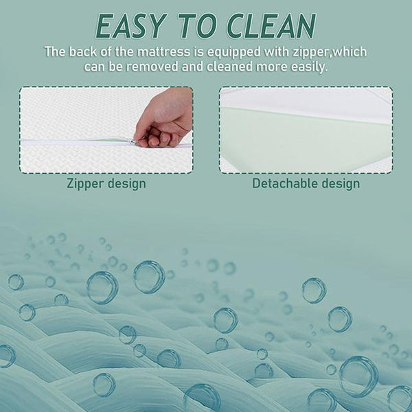 Forsythia 10" Full Green Tea Gel Memory Foam