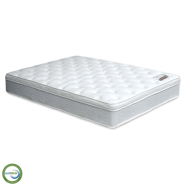 Bird Of Paradise White 11" Euro Pillow Top Mattress, Cal.King, E.King, Full, Queen