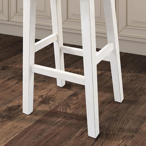 Biasca 29" Stool (2/CTN) White, Brown, & Black