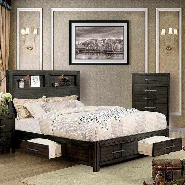 KARLA Queen Bed, Gray image