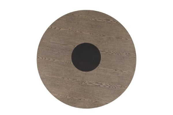 Broager 5 Pc Dining Table Set (White Caster Chairs) Rustic Oak