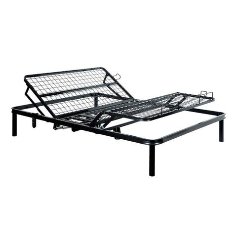 FRAMOS Black Adjustable Bed Frame - E.King