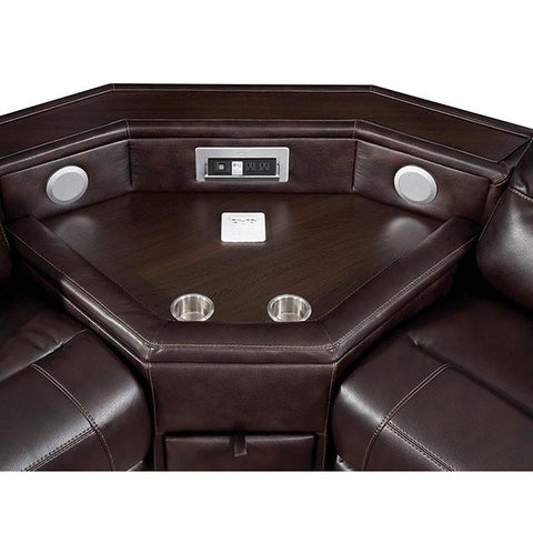 Glasgow Sectional Brown
