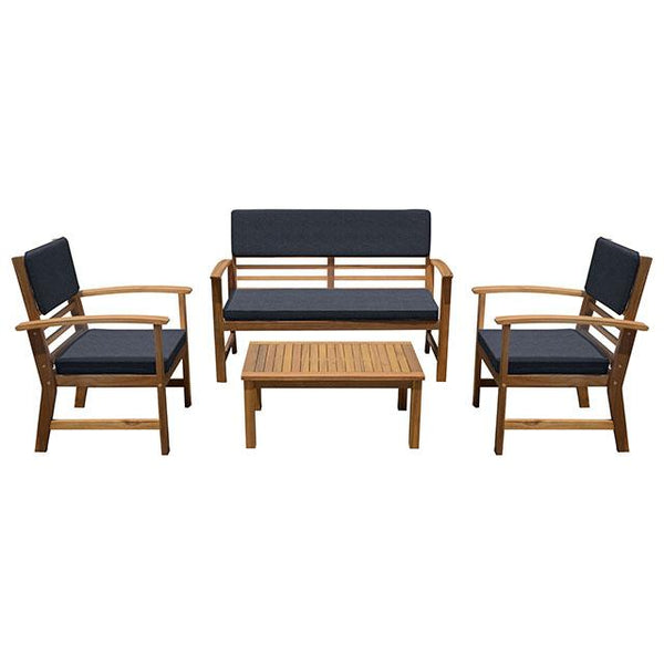 Hana 4 Pc. Patio Set Blue