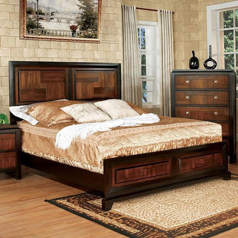 Patra Acacia/Walnut Cal.King, E.King, & Full Bed