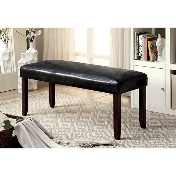 EMMONS I Dark Cherry/Espresso Bench