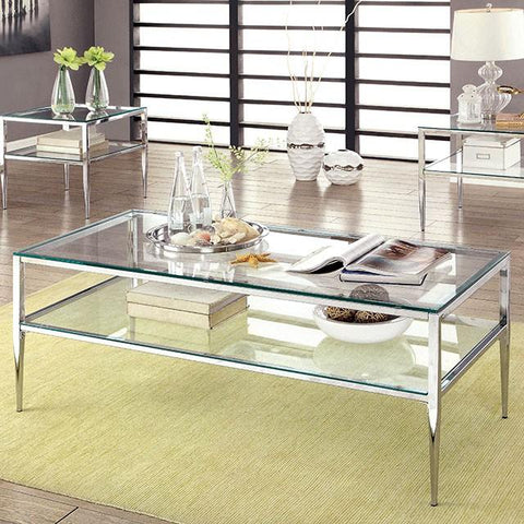 TANIKA Chrome Coffee Table, Chrome image