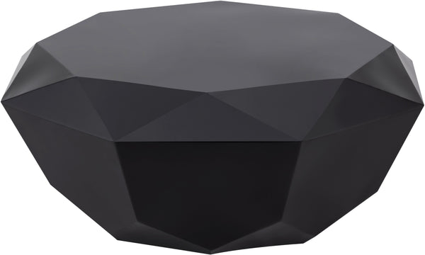 Gemma Matte Black Coffee Table
