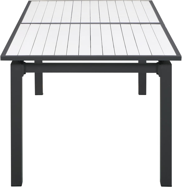 Nizuc White manufactured wood Outdoor Patio Aluminum Dining Table