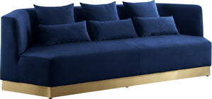 Marquis Navy Velvet Sofa image