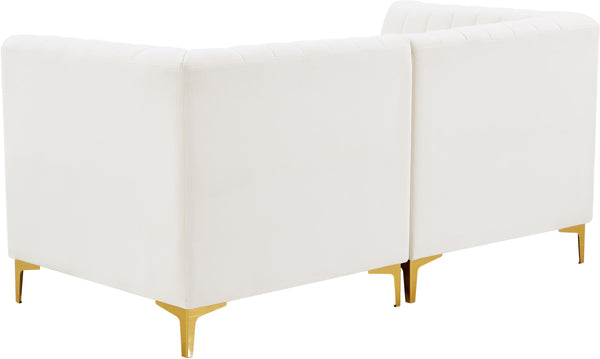 Alina Cream Velvet Modular Sofa