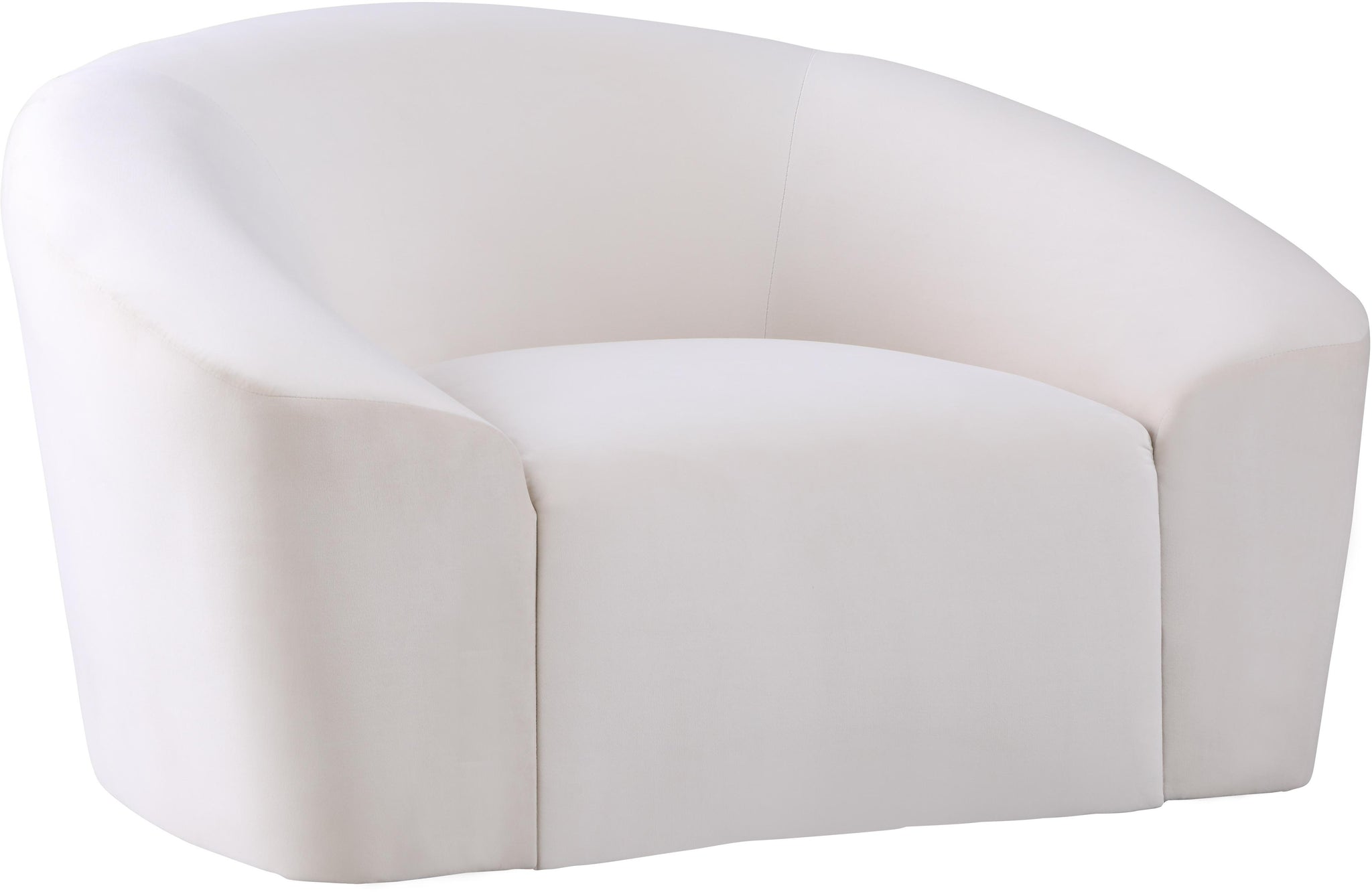 Riley Cream Velvet Chair image