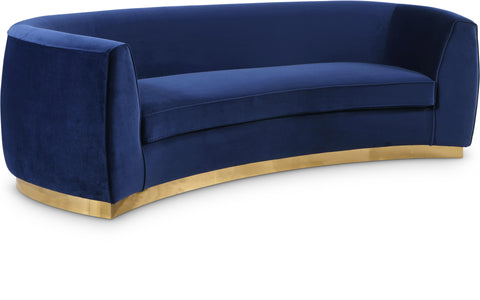 Julian Navy Velvet Sofa image