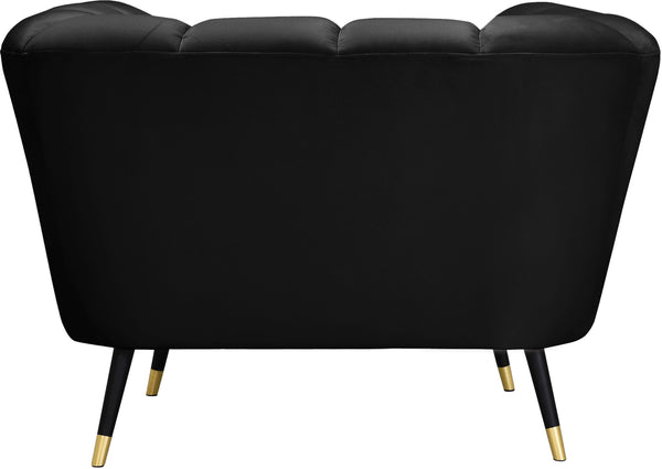 Beaumont Black Velvet Chair