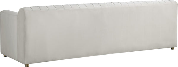 Naya Cream Velvet Sofa