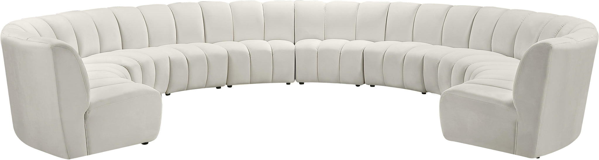 Infinity Cream Velvet 10pc. Modular Sectional image