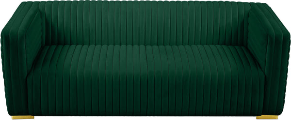 Ravish Green Velvet Sofa