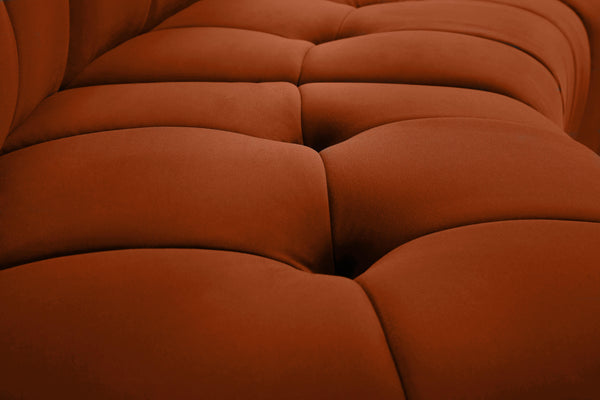 Limitless Cognac Velvet 9pc. Modular Sectional