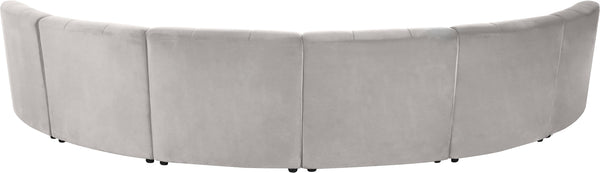 Limitless Cream Velvet 6pc. Modular Sectional