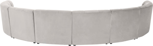 Limitless Cream Velvet 8pc. Modular Sectional