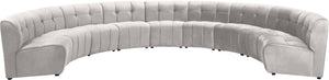 Limitless Cream Velvet 9pc. Modular Sectional image