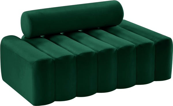 Melody Green Velvet Loveseat image