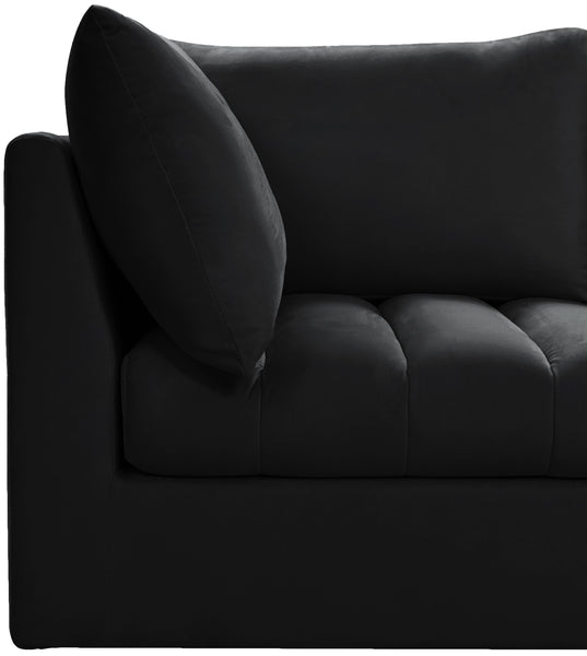 Jacob Black Velvet Modular Sectional