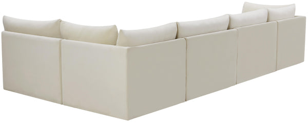 Jacob Cream Velvet Modular Sectional