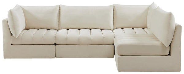 Jacob Cream Velvet Modular Sectional